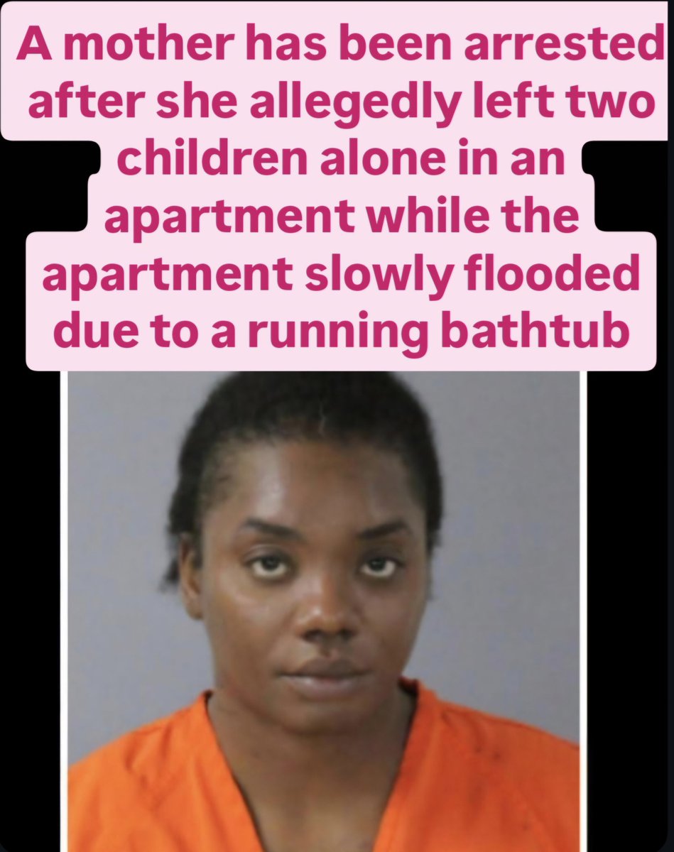 CriminalLibrary's tweet image. 🚨 31-year-old Taylor Sherman was arrested in Ridgeland, MS after leaving her 2 kids alone in a flooding apartment.

Police found a toddler wandering &amp;amp; another in a crib as water poured from a running tub. She’s charged with felony child neglect.

#CriminalLibrary #BreakingNews