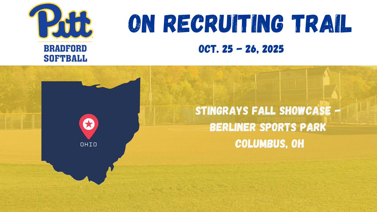 Coach Phillips off to Columbus this weekend.   Drop schedules below!  #upbsb #pittbradfordsoftball #futurepanthers