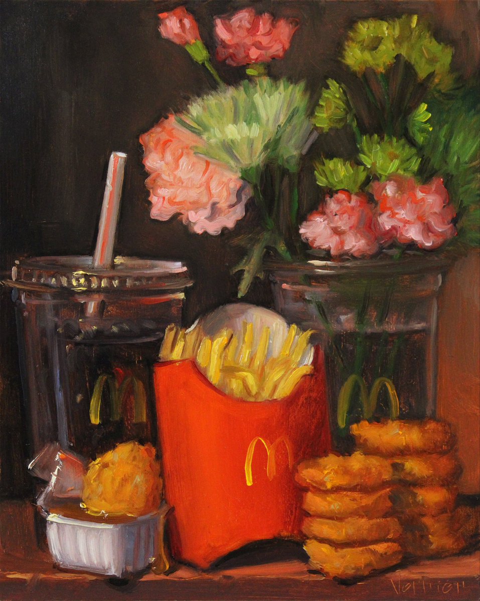 My oil painting of McNuggets