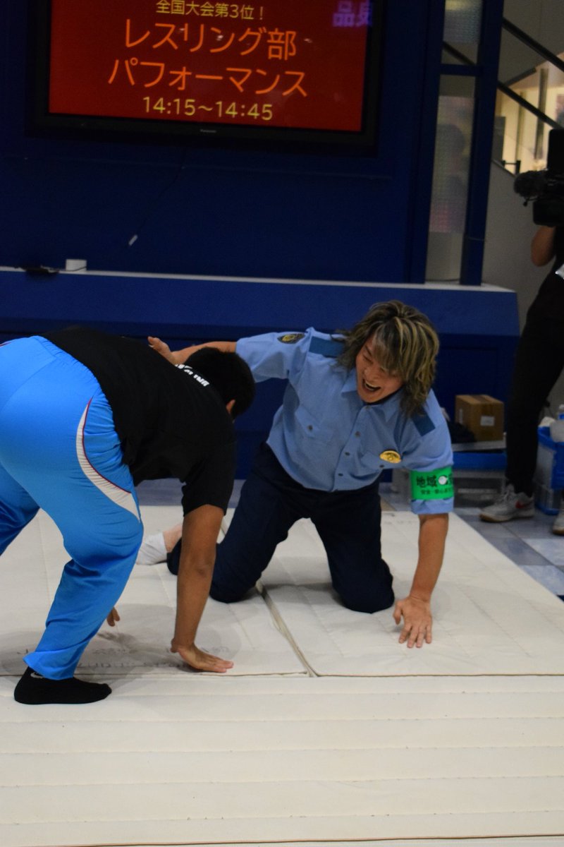 aceace0000's tweet image. 靴下🧦脱げちゃった棚橋署長
カワヨかった😇❤️☆