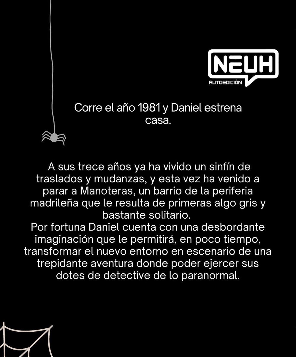 Nuestra recomendaciónde hoy: La casa de los cerezos de <a href="/LGmorganLG/">L.G.Morgan ¡ENCUÉNTRAME EN KO-FI!</a> 

¿Qué le depara a Daniel en su nuevo hogar en Manoteras? Descúbrelo en esta novela tan espectral como especial.