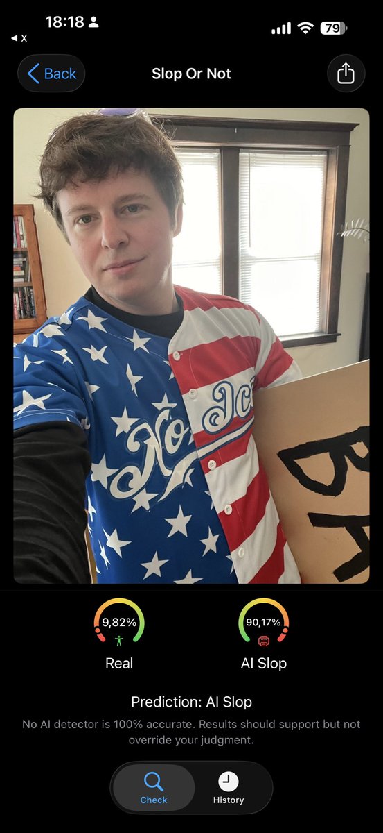 SlopOrNotAI's tweet image. Looks like slop to us