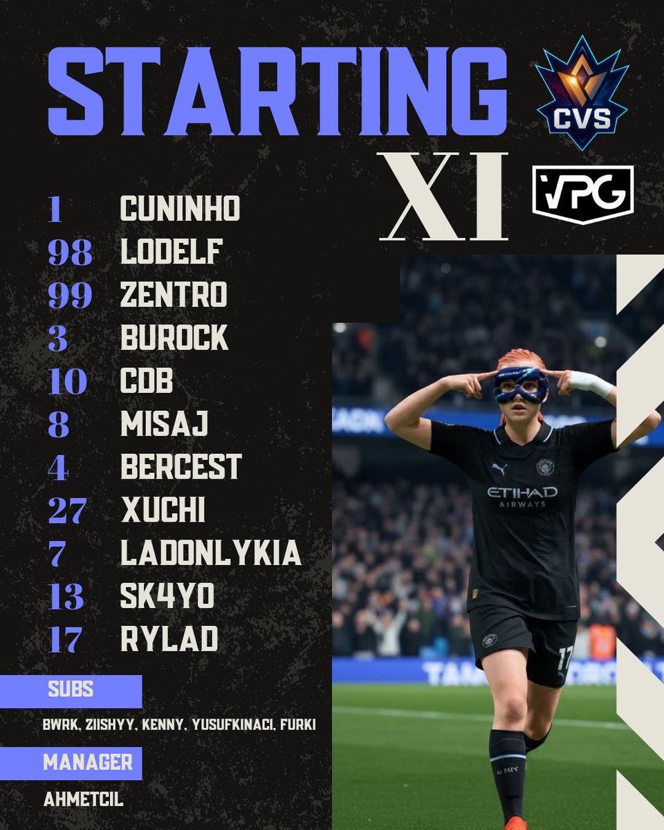 Matchday is here. ⚔️
Ready to give our best with focus and unity.
Let’s go, CAVS! 💪
#EAFC26 #Cavaliers #VPG #ProClubs