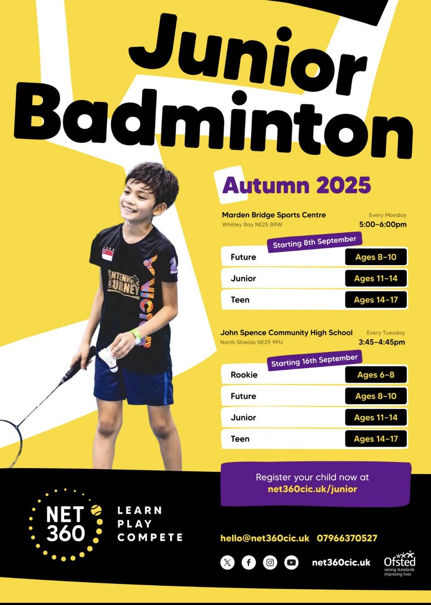 johnspencepe's tweet image. Another great turn out for the @NET360CIC Primary Badminton Session. These run every Tues during term time … 3.45-4.45 Interested? Want to join in the fun? See the poster for more information. Huge thank you to the coaches and teachers for supporting it!