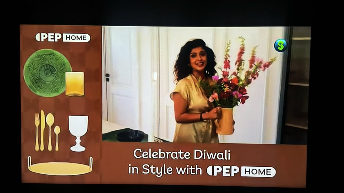 krugersville's tweet image. I’m always looking forward to see what Carishma has for us using @PEPstores_SA products to decorate her place. She was all set to celebrate Diwali in style and you can to when Christmas comes🫵🏽🫶🏽. 

 #PEPHOMEExpress #AfternoonExpress