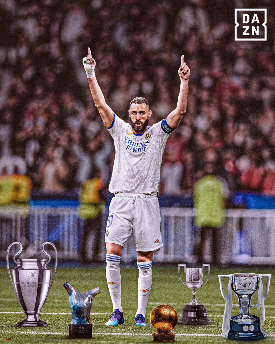 Three years since Karim Benzema had a Ballon d'or winning season🏆

Work for <a href="/DAZNFootball/">DAZN Football</a>