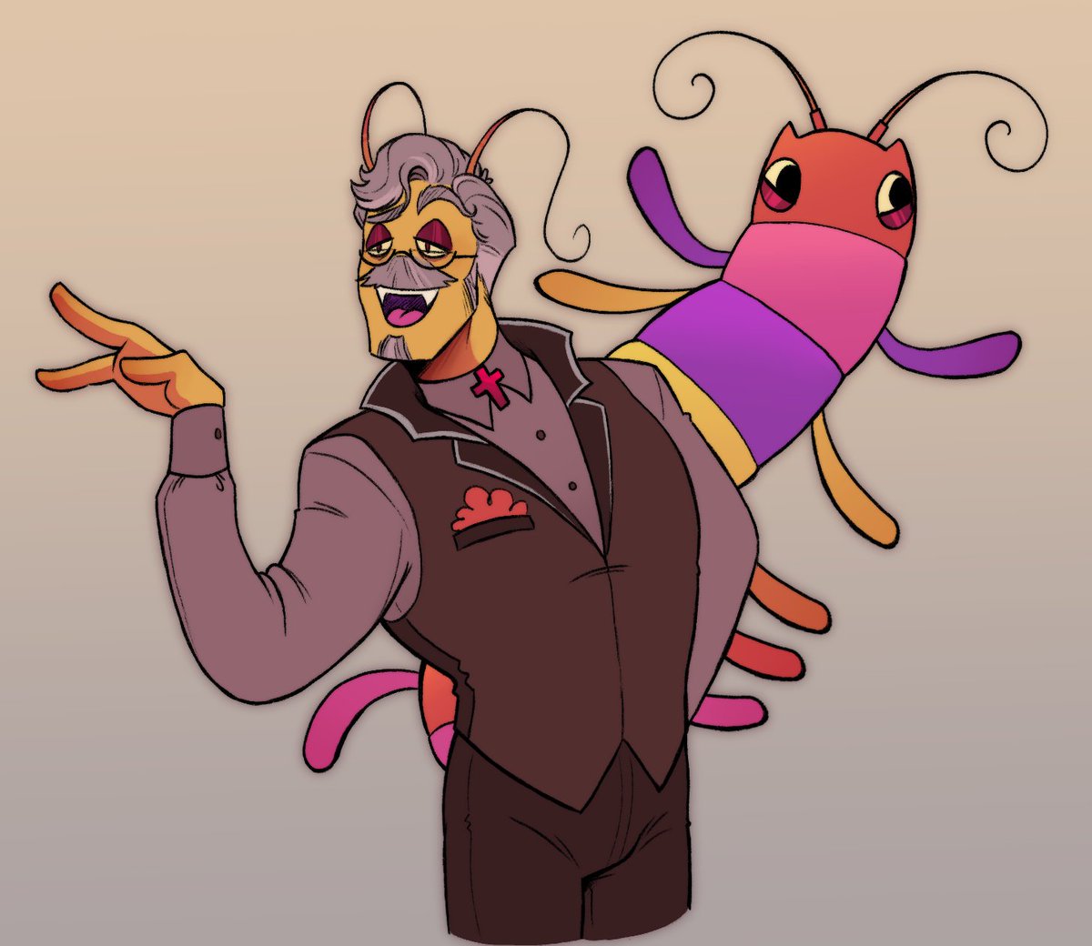 Qelo_draws's tweet image. Joseph the Hundred-Foot ❤️

#welcomehomepuppetshow #puppetoc #puppet