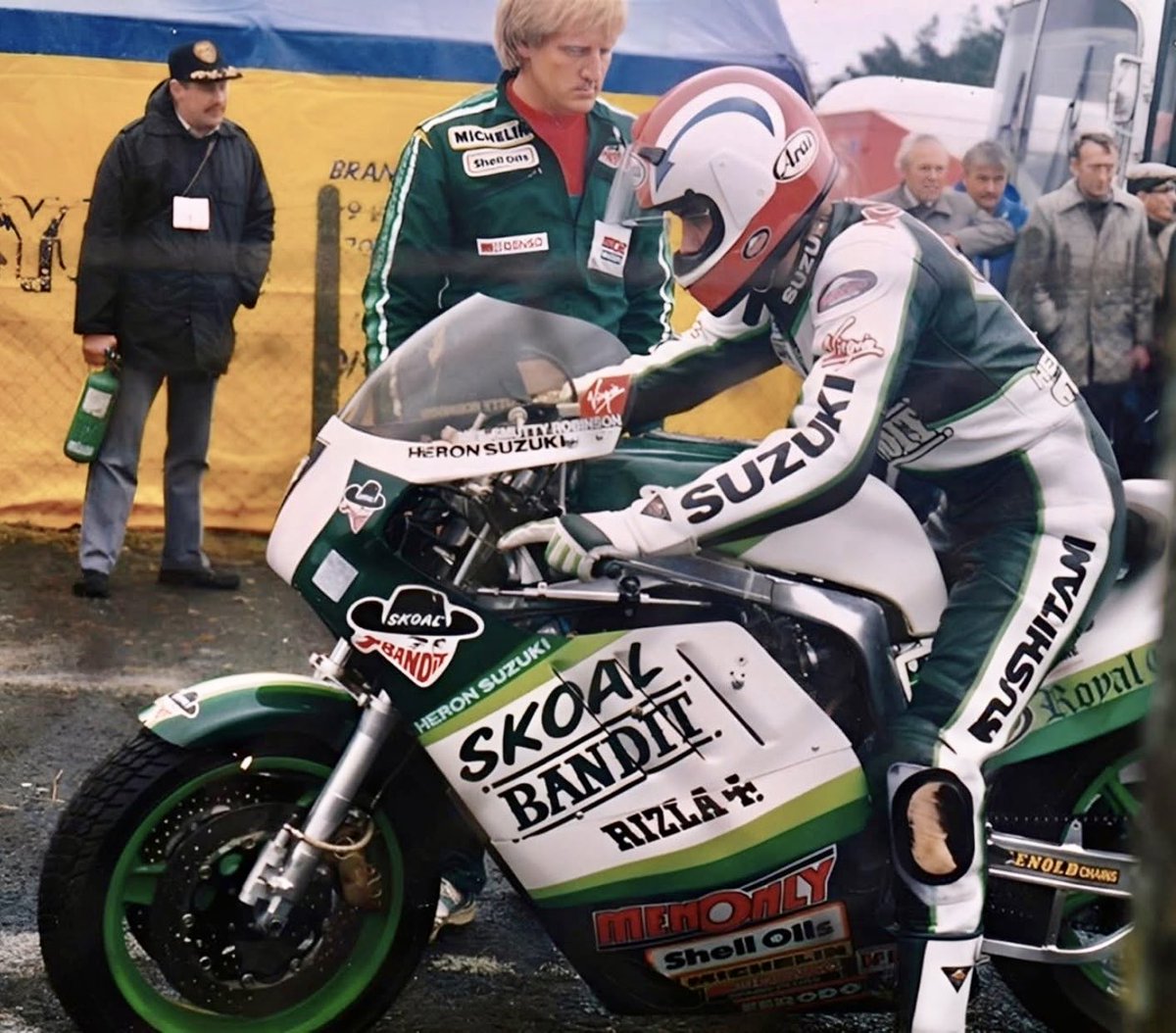🇬🇧7️⃣🏁 Neil “Smutty” Robinson 🙏 Skoal Bandit Suzuki #Nigel 🇬🇧7️⃣🏁 Neil “Smutty” Robinson 🙏 Skoal Bandit Suzuki #Nigel