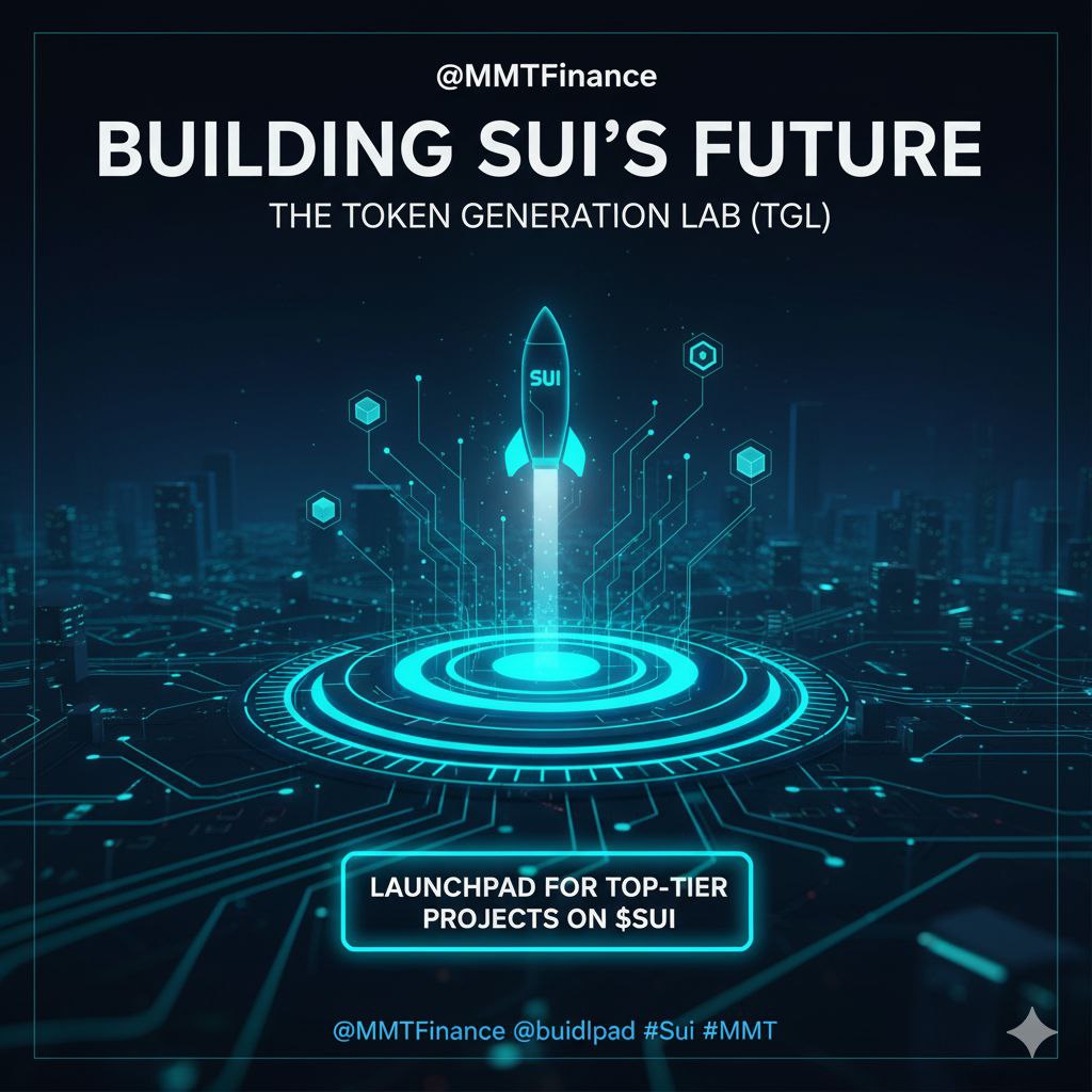 denisneformat's tweet photo. @MMTFinance @buidlpad @MMTFinance isn't just a DEX, they are building Sui's future.
​Launching the Token Generation Lab (TGL) — the official launchpad for top-tier projects on $SUI. This is the foundation for the entire ecosystem.
​@MMTFinance @buidlpad #SUI https://t.co/kmG0SMdsf1