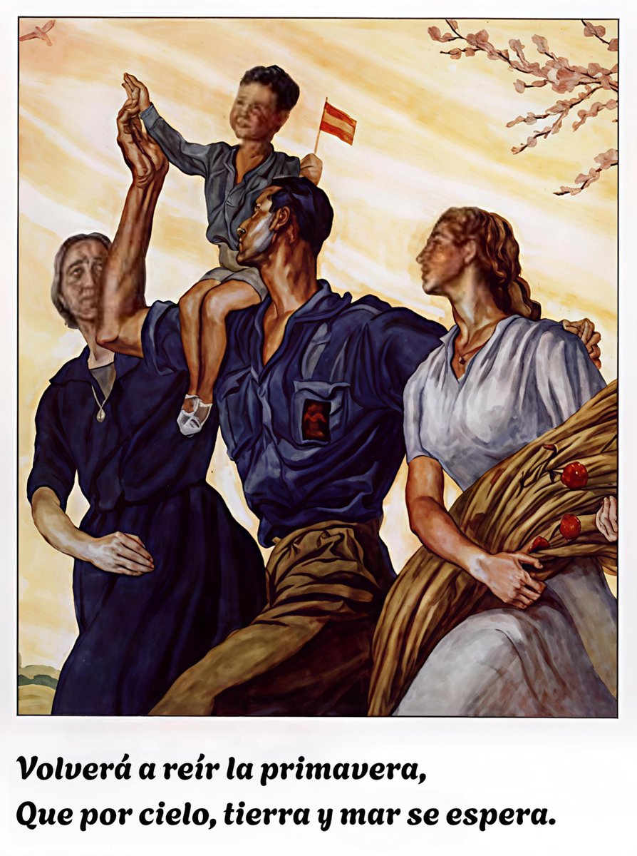 Volverá a reír la primavera,
Que por cielo, tierra y mar se espera.