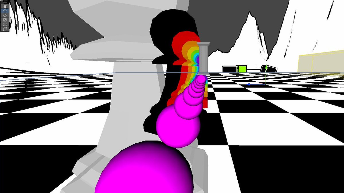 starbannergames's tweet image. The monochrome environment really makes my editor gizmos pop. I've had so much fun playing around with them! #gamedev #madewithunity