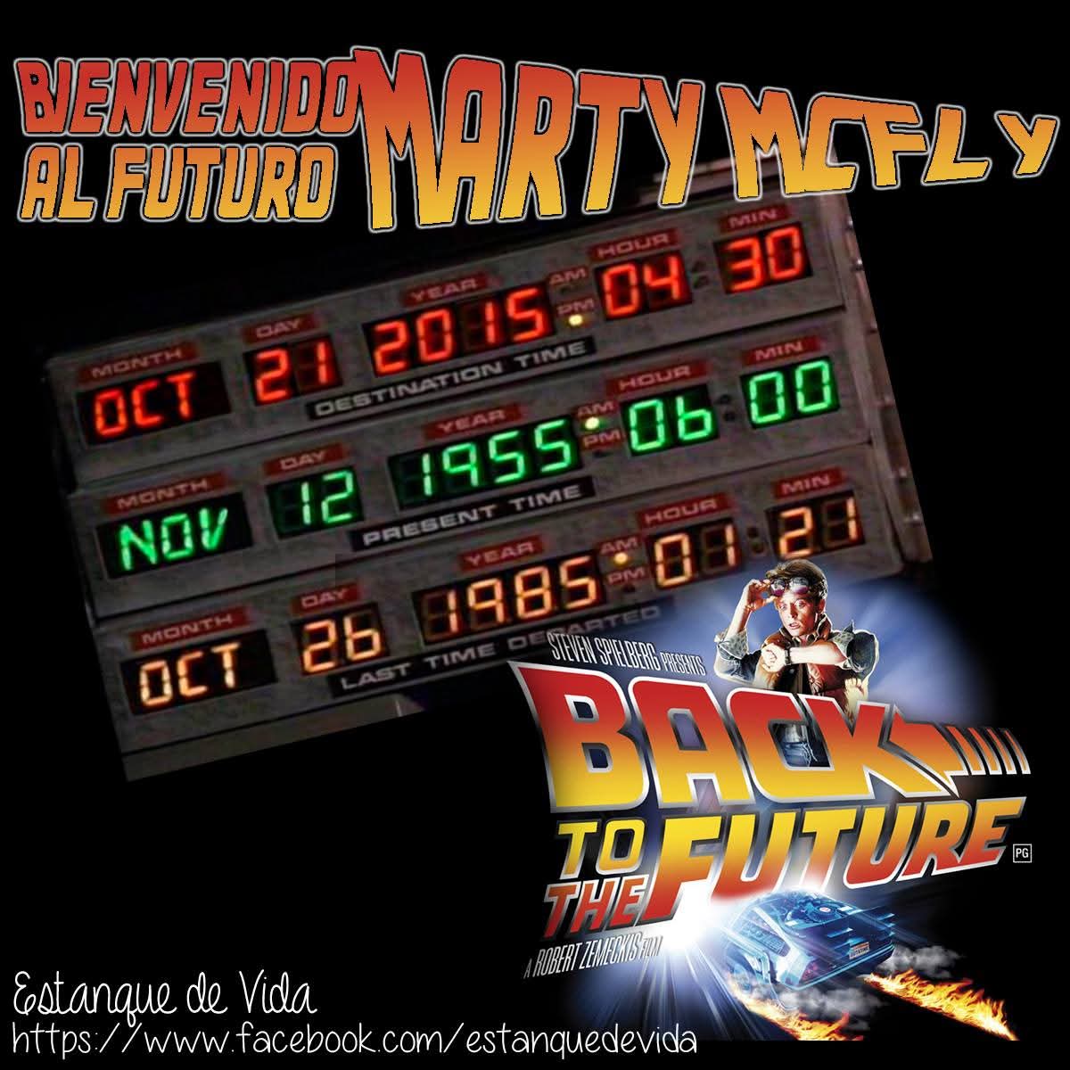 21 de octubre, ¡Bienvenido al futuro, Marty McFly!
Aún no tenemos🚗y patinetas voladoras, ⛽️ automáticas, jackets que se secan y ajustan solos, pero tenemos videollamadas, realidad virtual, 👓 inteligentes, tablets y videojuegos sin joystick.
#BackToTheFuture 
#october21
