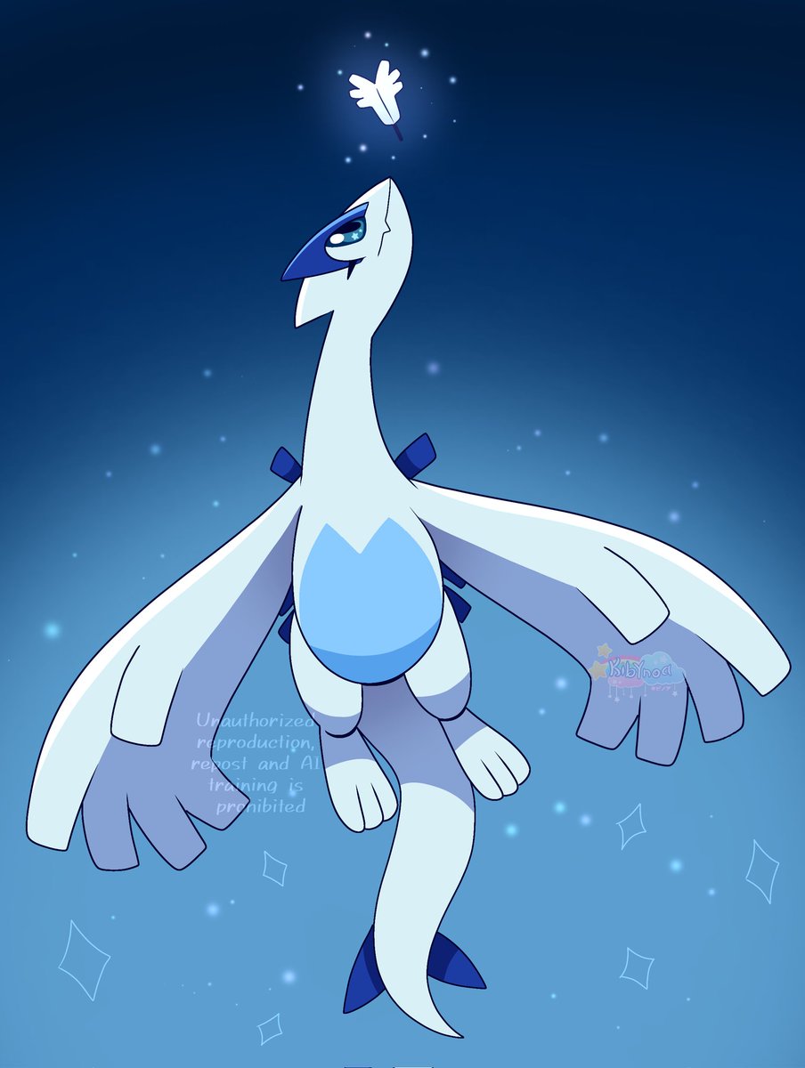 🪽 Sliver Wing 🪽 #Pokemon #Lugia #ルギア #ポケモン #Kibynoa_art