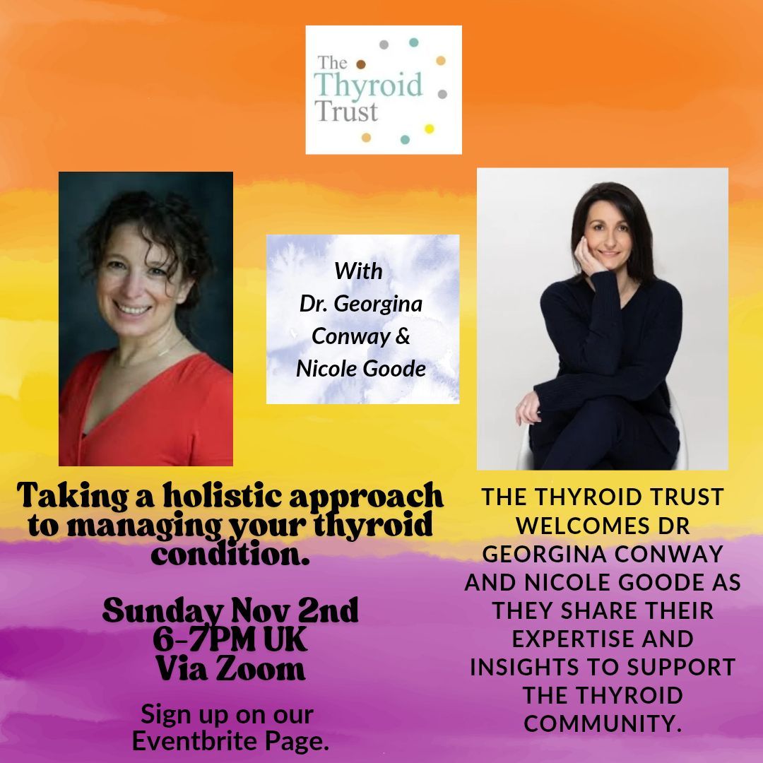 Join us for our next online event with Dr Georgina Conway &amp; Nicole Goode!
Get tickets here: eventbrite.co.uk/e/taking-a-hol…