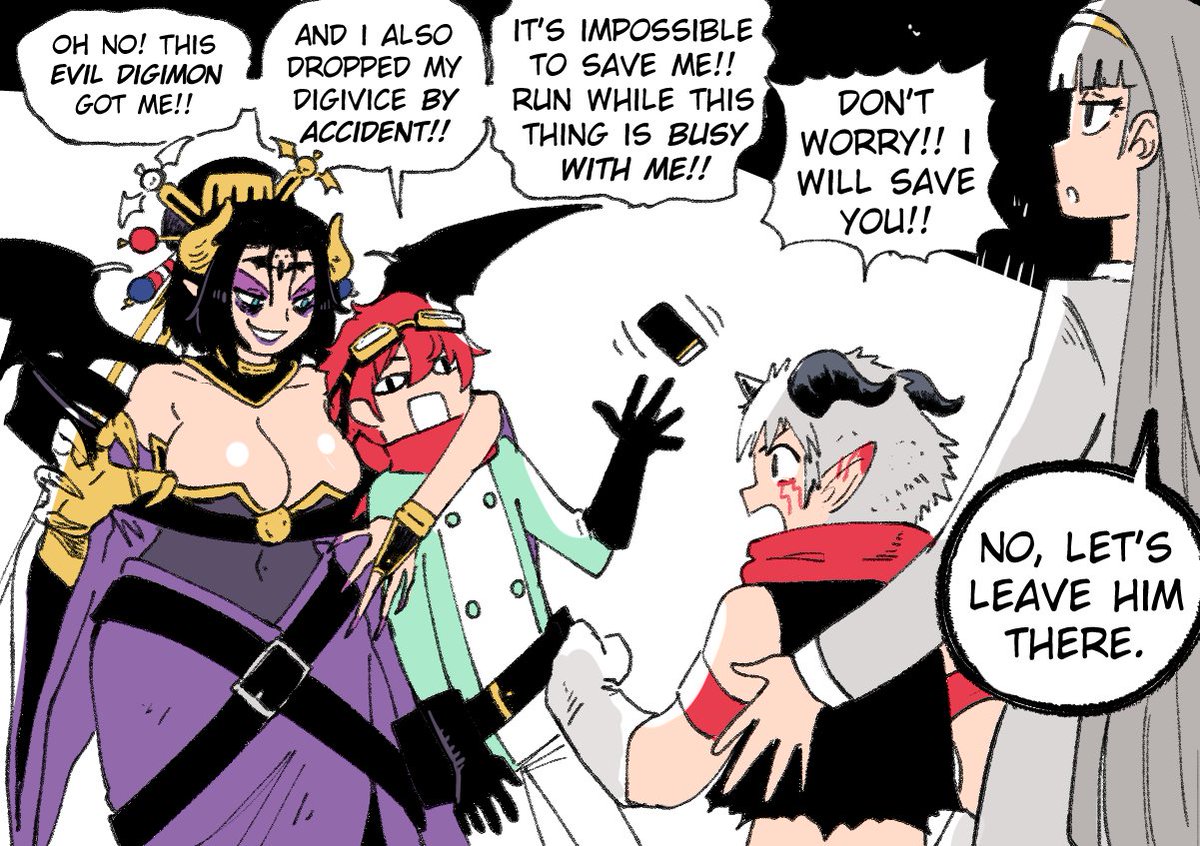 Being captured by Lilithmon