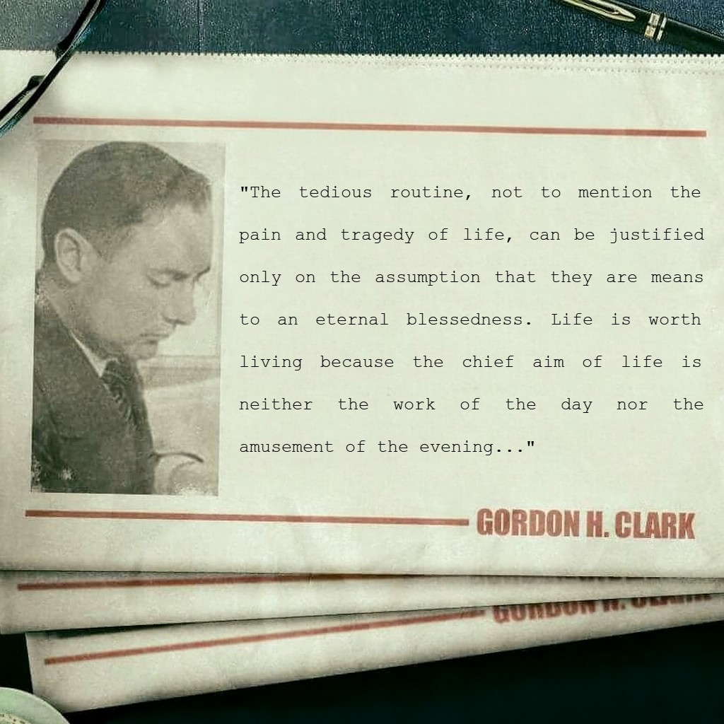 Logospilled's tweet image. "The tedious routine, not to mention the pain and tragedy of life, can be justified only on the assumption that they are means to an eternal blessedness. Life is worth living because the chief aim of life is neither the work of the day nor the amusement of the evening..."
Link⏬