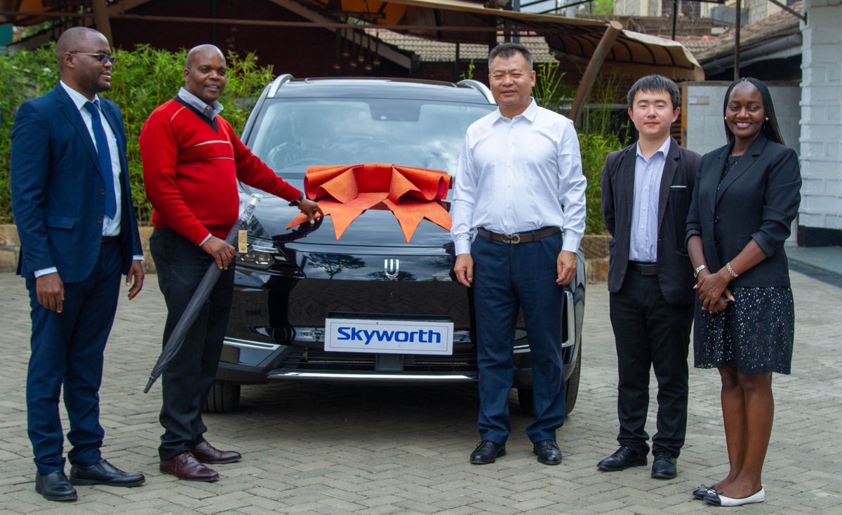 mojaevafrica's tweet photo. Another proud moment!
Today, we handed over a stunning black Skyworth to its new owner driving into a smarter, cleaner future.
Your electric journey starts here.
Visit us today and #DriveElectric with MojaEV!
#MojaEV #SkyworthEV #EVKenya #SmartMobility https://t.co/xBVC0TTeWu