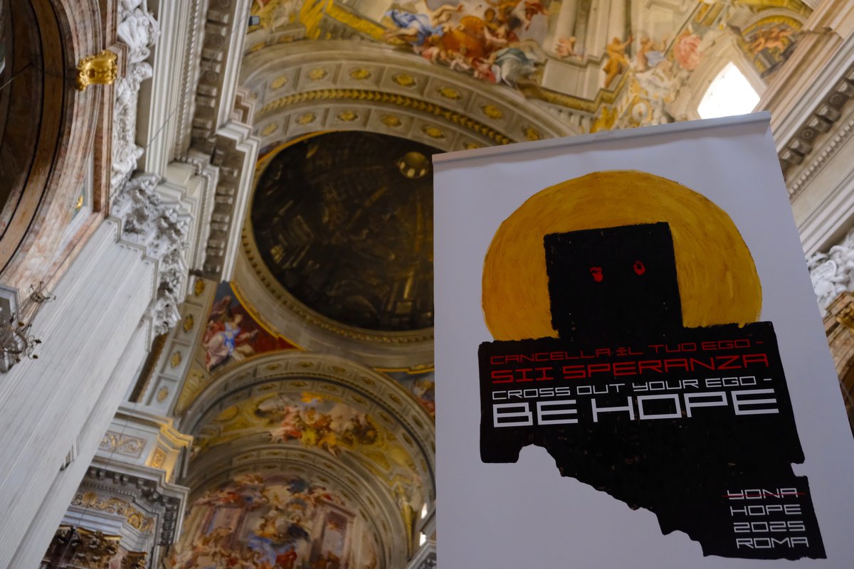 YonaTukuser's tweet photo. Chiesa di Sant’Ignazio di Loyola, Roma 
18 ottobre 2025 - 10 gennaio 2026
Mostra di Yona 
PENTIMENTO E SPERANZA 
Testimonianze di Pietro Geometra sulla fame https://t.co/RLQmyEzL1G