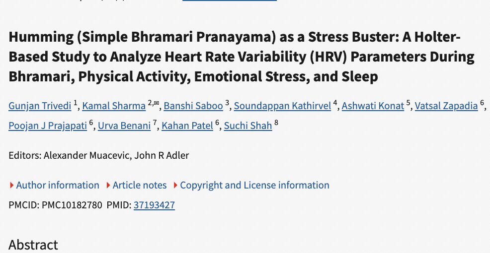 AlpacaAurelius's tweet image. humming is one of the most underrated health hacks
in this study, humming reduced stress more than any other activity.
stress levels were even lower during humming than sleep.
only happy people hum...makes sense
