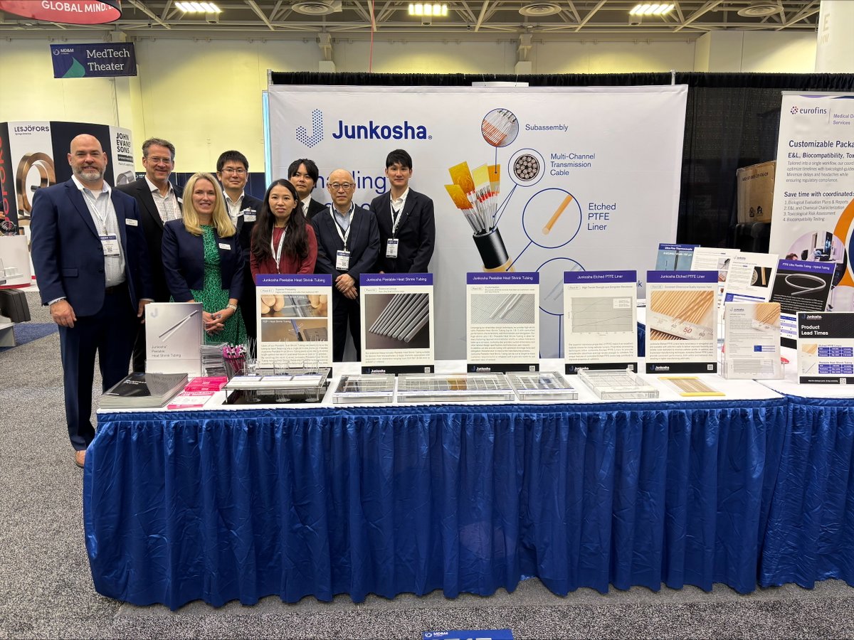 A great start to Day 1 at #MDMMidwest. You’ll find our team at booth 3717, ready to discuss your specific project needs.We’re featuring our latest Thin Wall Etched PTFE Liners and Peelable Heat Shrink Tubing; stop by and see what’s new. Learn more: plasticstoday.com/medical/ptfe-c…