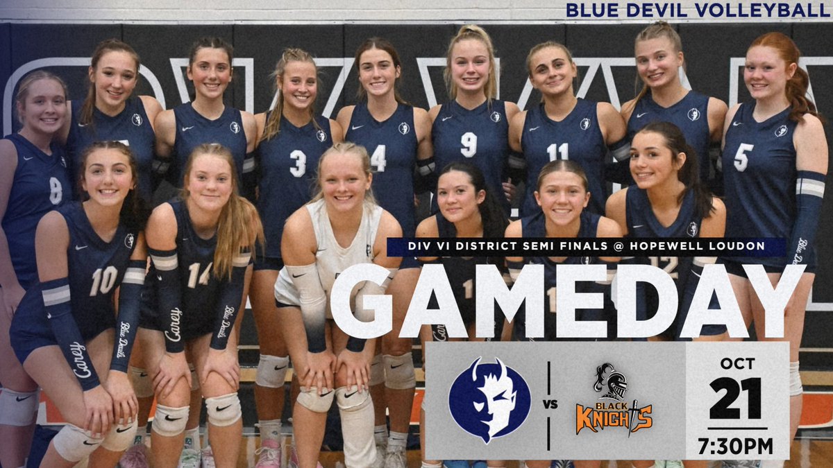 Good Luck Blue Devils as they make their fourth straight District Semi Final appearance tonight and 24th in school history!
Go Blue Devils ... Play Fast!