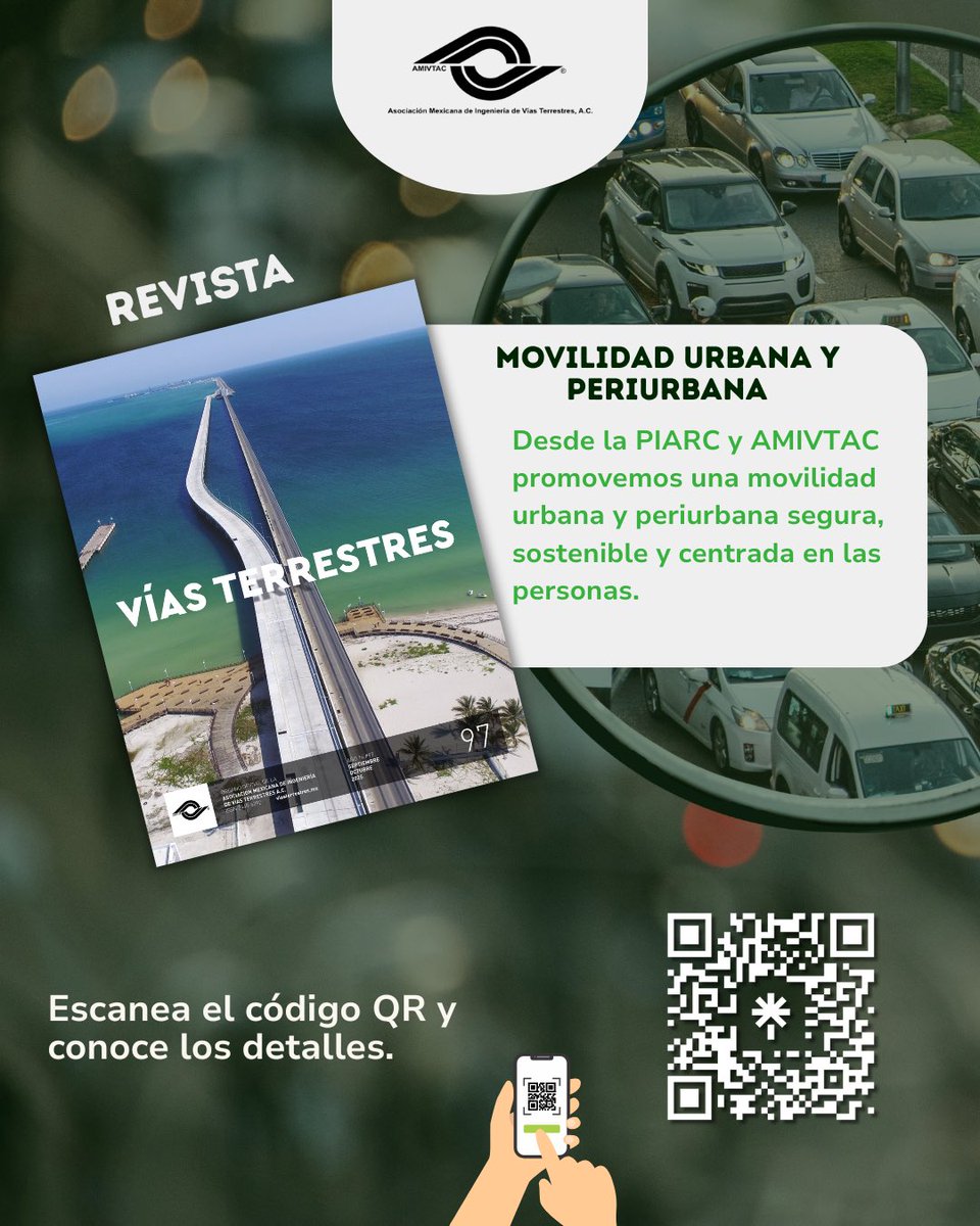 🔍 Descubre la Edición 97 de Vías Terrestres: innovaciones en pavimentos con redes neuronales, movilidad urbana y periurbana, el reto del Puente Tampico y el futuro del asfalto.
📘 Léela aquí: isu.pub/dOVtOLE
#VíasTerrestres #IngenieríaVial #Innovación