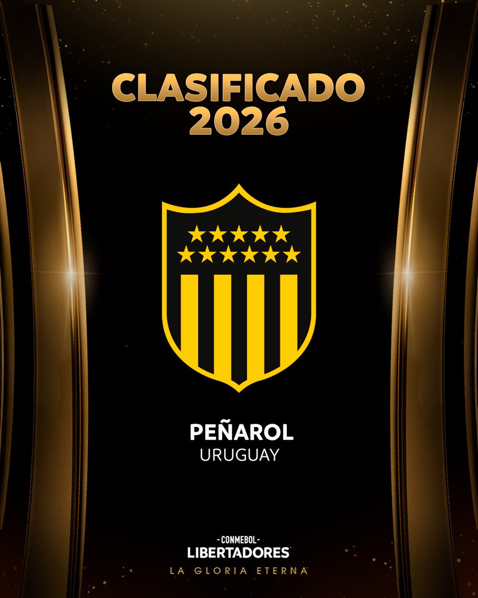 Libertadores's tweet image. 🟡⚫ ¡Bienvenido de nuevo! @OficialCAP jugará la CONMEBOL #Libertadores 2026.
#GloriaEterna