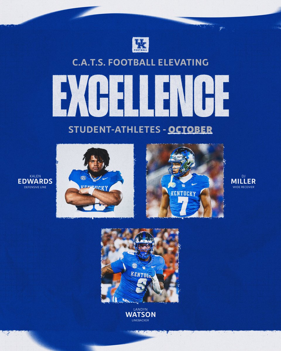 C.A.T.S. Elevating Excellence - October 👏

Follow - <a href="/KalenEdwards4/">Kalen Edwards</a>, <a href="/dejerrianmiller/">DJ Miller</a>, <a href="/landynwatson/">Landyn Watson</a>