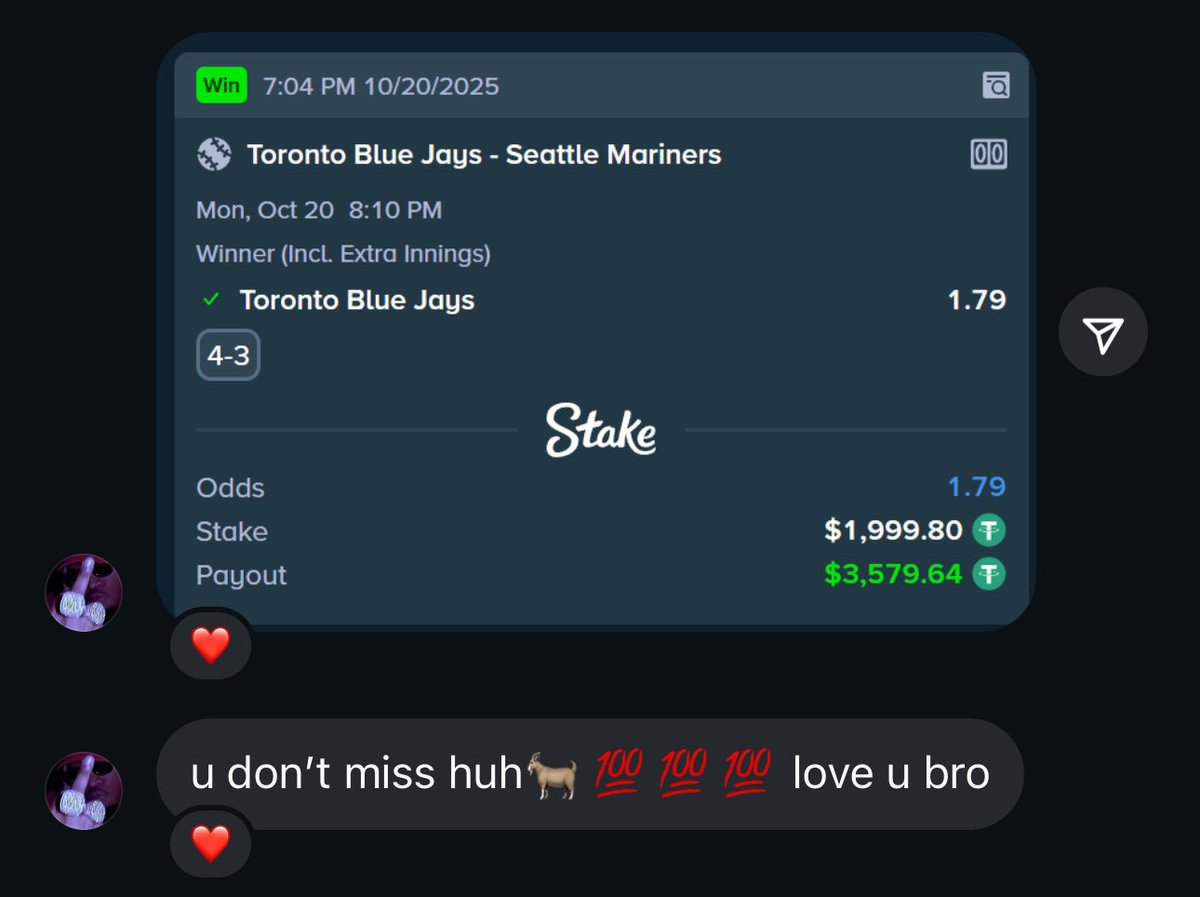 AshkonBets's tweet image. BLUE JAYS ML✅

This shit beyond easy for me so I put on da guys💰♻️ #ScriptReader