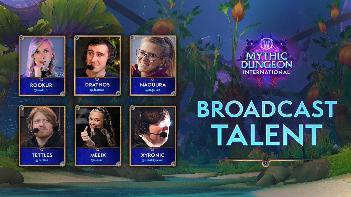 THE MYTHIC DUNGEON INTERNATIONAL RETURNS FRIDAY!!🏆

Learn more about the final MDI season of The War Within: blizz.ly/3JdnOA1