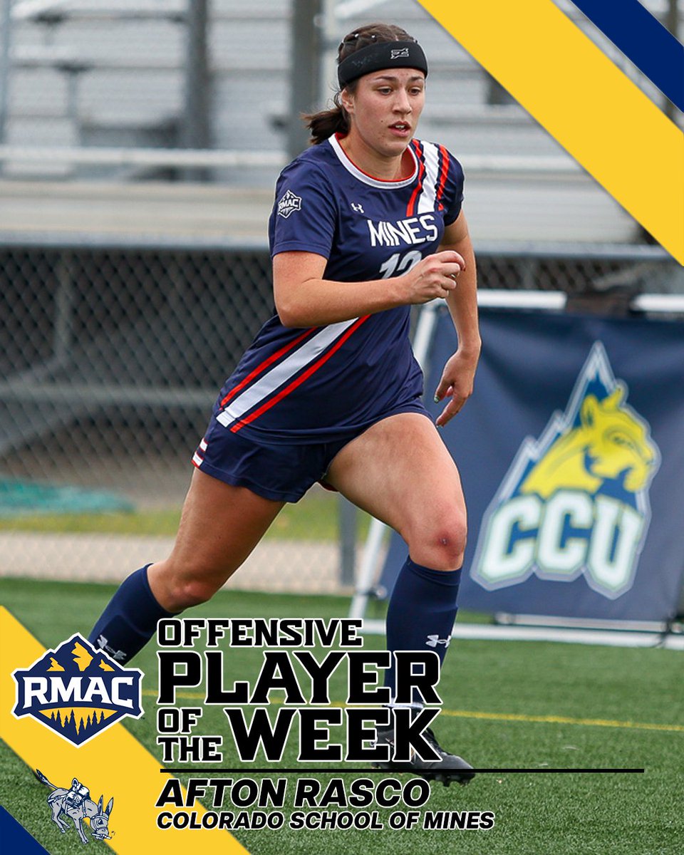 RMAC_SPORTS's tweet image. 𝙍𝙈𝘼𝘾 𝙊𝙛𝙛𝙚𝙣𝙨𝙞𝙫𝙚 𝙋𝙡𝙖𝙮𝙚𝙧 𝙤𝙛 𝙩𝙝𝙚 𝙒𝙚𝙚𝙠⚽️
Afton Rasco, Colorado School of Mines
🗞️: shorturl.at/wXKlt
#EverythingElevated | #HelluvaEngineer