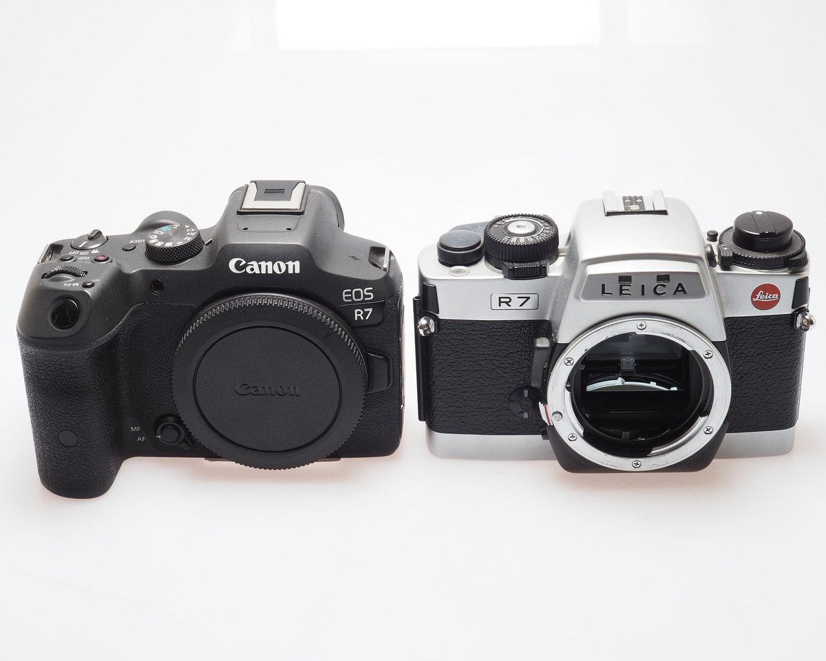 R7, not just a motorbike from Yamaha but two very different cameras.