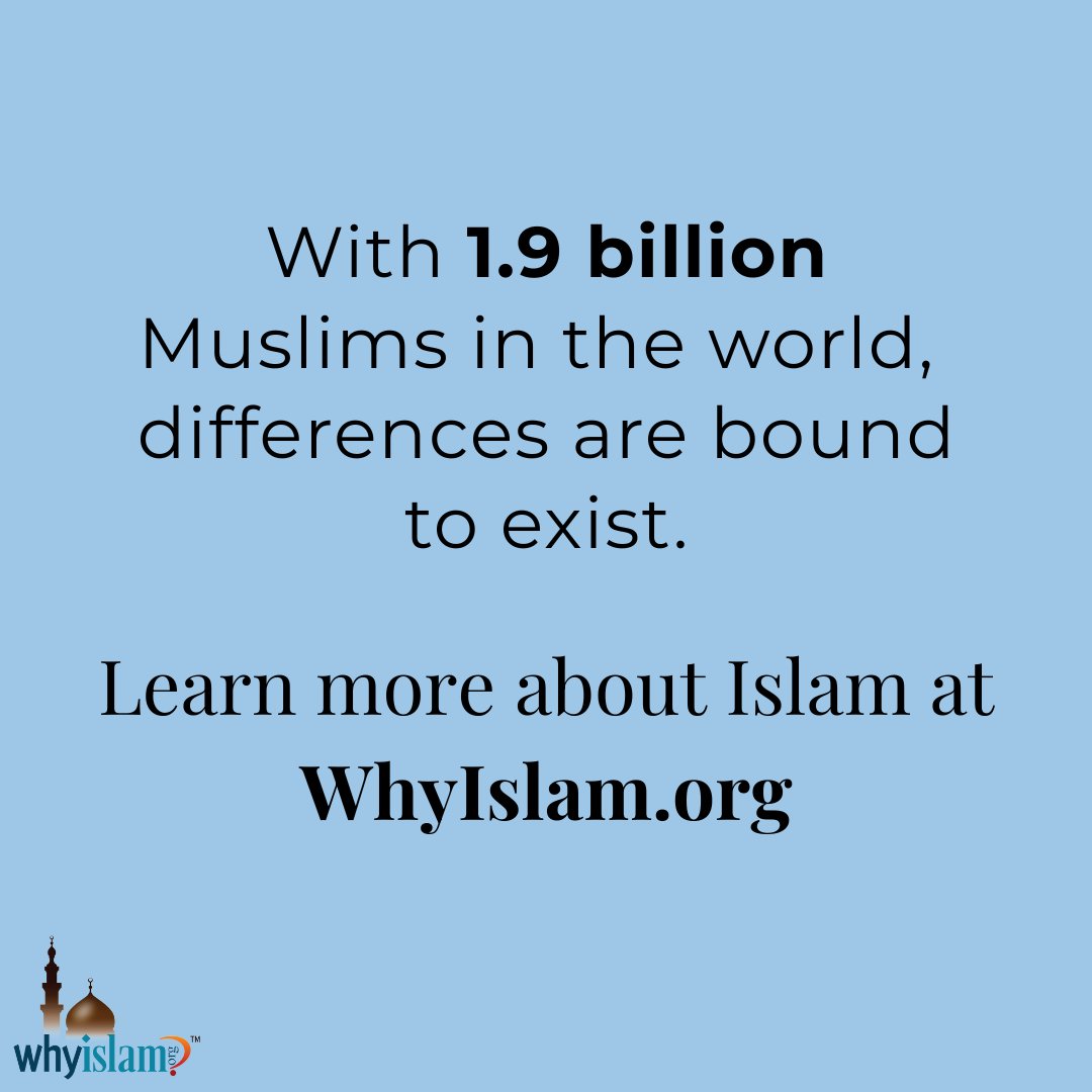 With 1.9 billion Muslims worldwide, culture, knowledge, and personal journeys create differences in how faith looks on the outside. But at the heart of it, Islam is one faith — centered on worshipping one God.

Learn more at whyislam.org/practice/ or call 1-877-WhyIslam today.