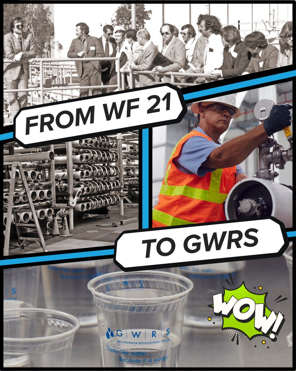 We don’t need a flux capacitor to see the future, just cutting-edge water technology. From Water Factory 21 to the GWRS, OCWD has been recycling water long before it was cool. #BackToTheFutureDay