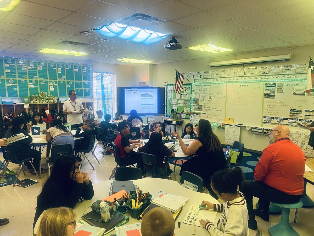 _TMSanders's tweet image. What’s the best way to support students and teachers? It starts with visiting classrooms! You can’t support what you don’t see in action.  Our gratitude to Principal Masini and staff for allowing us to visit and learn. Also, thanks to ESC 13 for joining us @Travis_SMCISD.