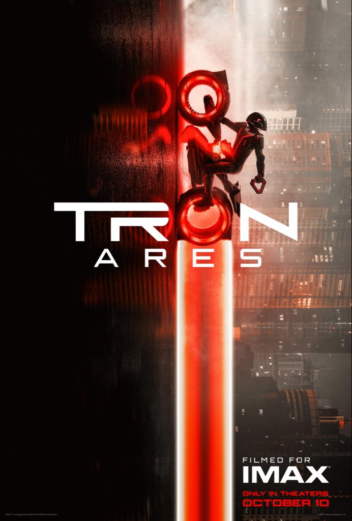 Seated for #TronAres in IMAX 3D:
