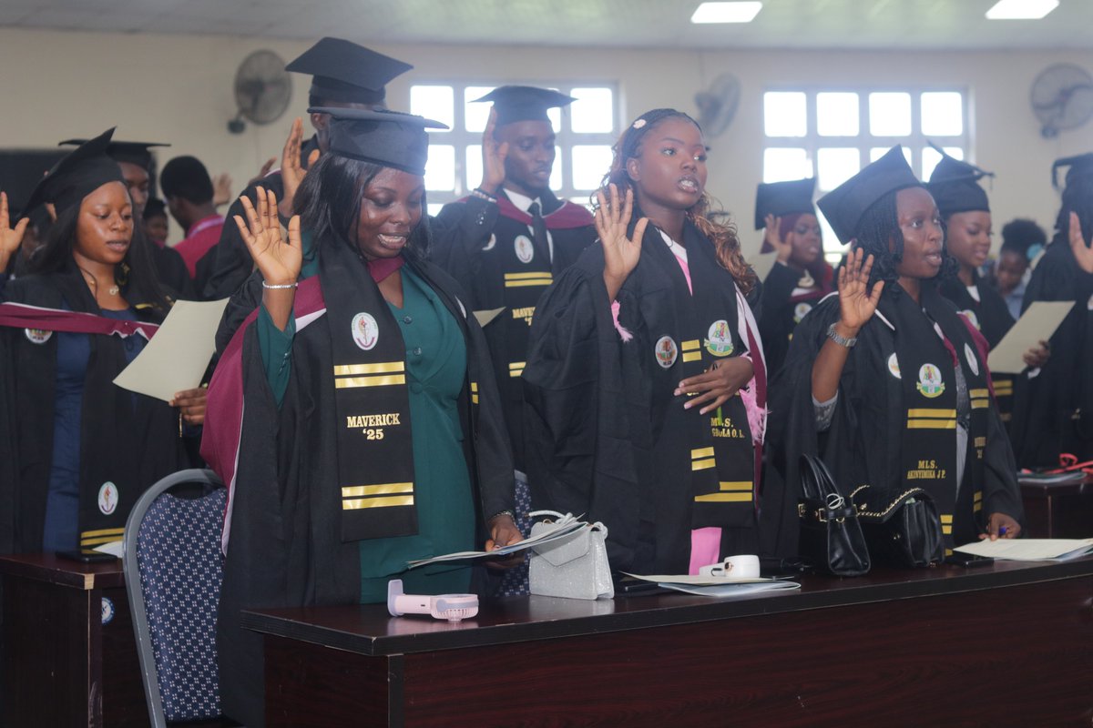 AchieversUni's tweet image. 🎓 43 new Medical Laboratory Scientists inducted!

MLSCN officially inducted Achievers University graduates into the medical laboratory science profession at the 14th Induction &amp;amp; Oath-Taking Ceremony.

#AchieversUniversityOwo #MLSCN #MLS  #Induction2025