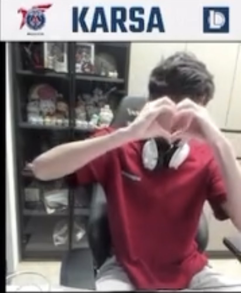 PSG Karsa stream:
I know you guys criticize everyone, but it honestly hurts me the most when you criticize Maple. He came in during the third split just to help us out, and he’s actually the one who stays in the practice room the latest every day (…)

It’s just that… we’re just