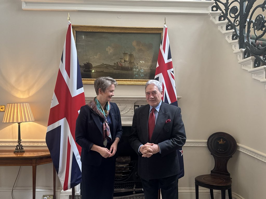 NewZealandMFA's tweet photo. Our discussions at today’s Foreign Ministers’ Dialogue underlined the vast array of issues on which NZ & the UK must cooperate even more closely … This was a valuable opportunity to discuss our shared values, as natural partners in a challenging global environment.

-WP

🇬🇧 🤝 🇳🇿 

📣 Press release: https://t.co/bP9ZMAzLR5