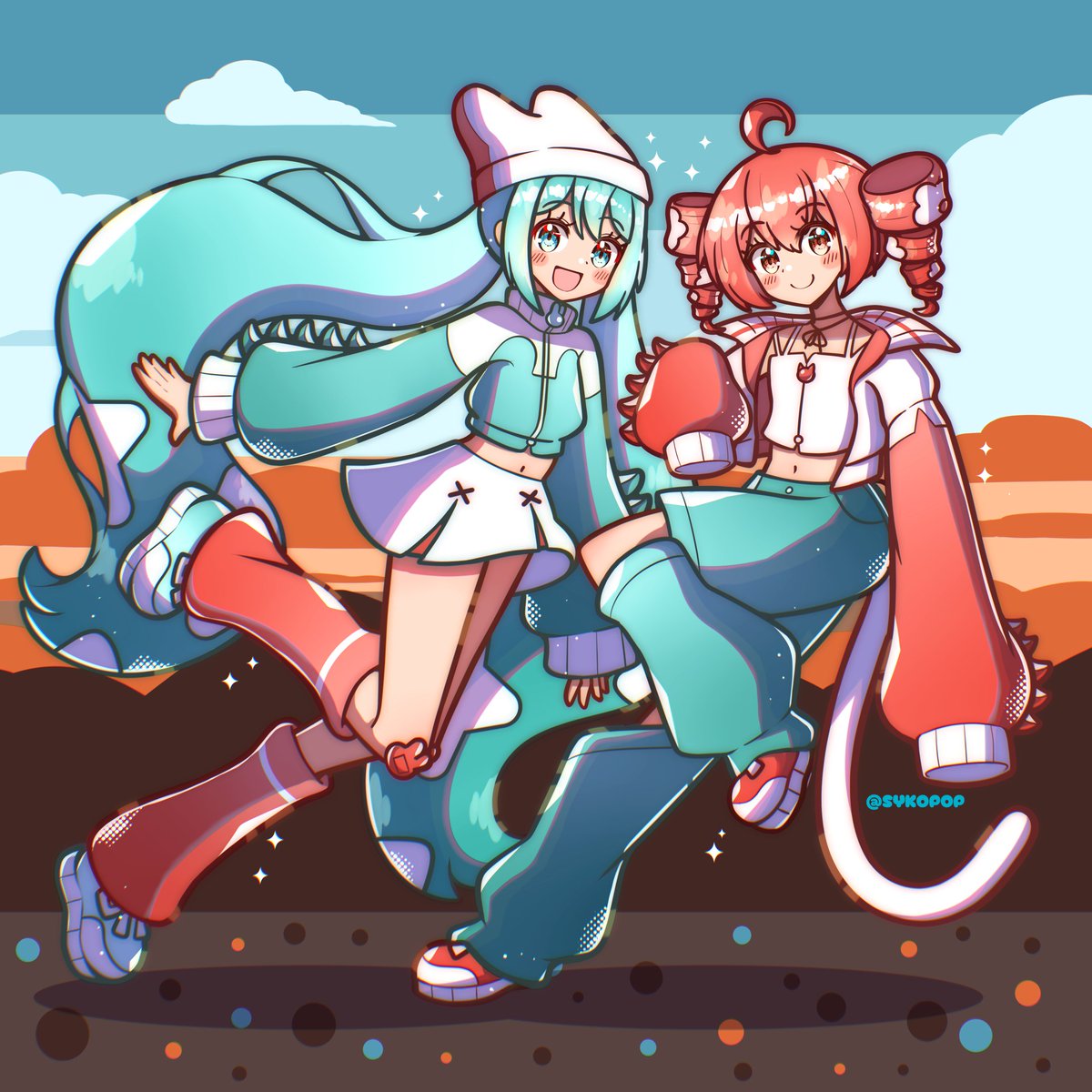 PPPP Miku &amp; Teto fanart! 🎮
#PPPP #HatsuneMiku #KasaneTeto
