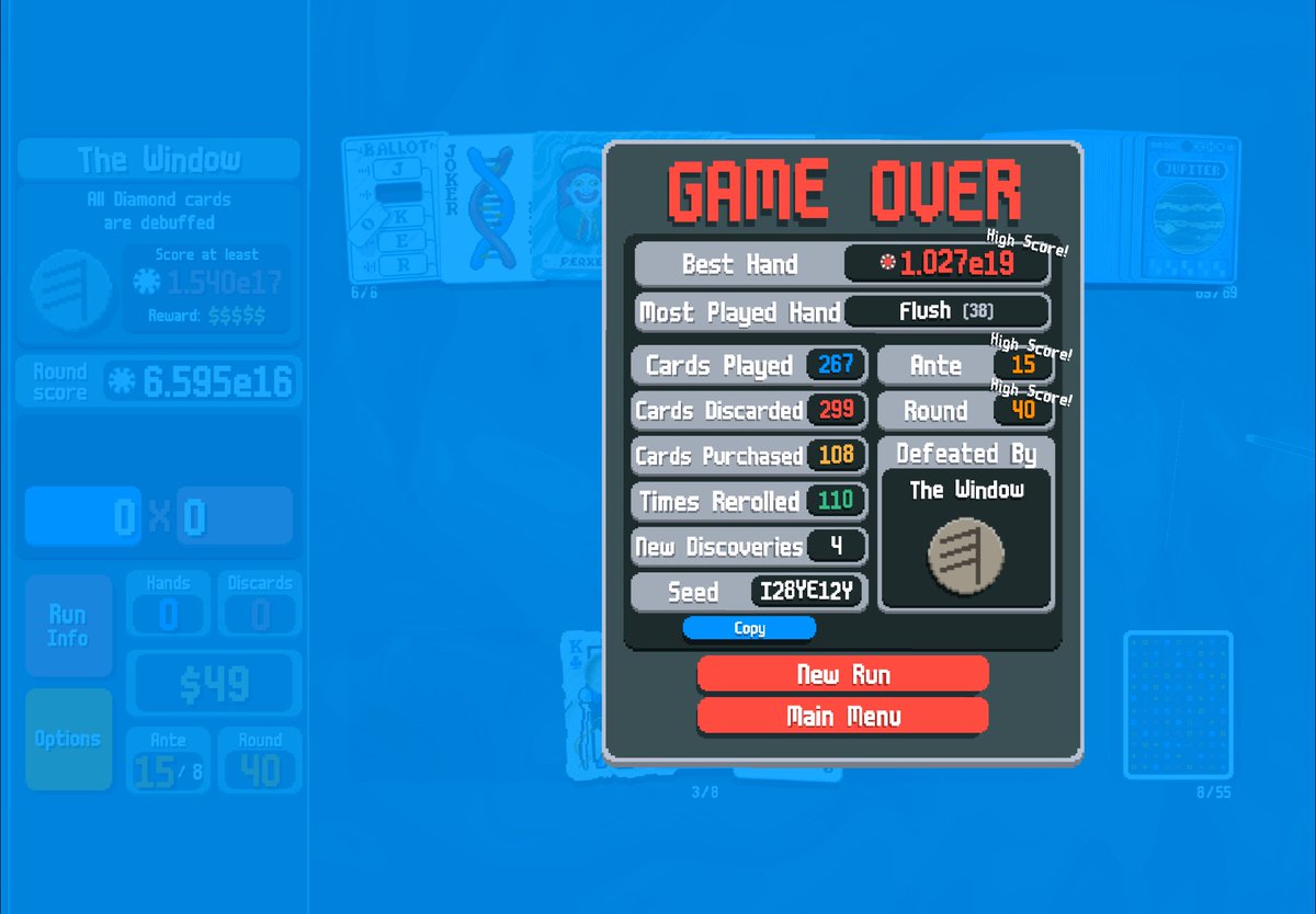 Hi This is the highest organic score I've gotten on <a href="/BalatroGame/">Balatro</a> 

10 quintillion. It was a lot of fun