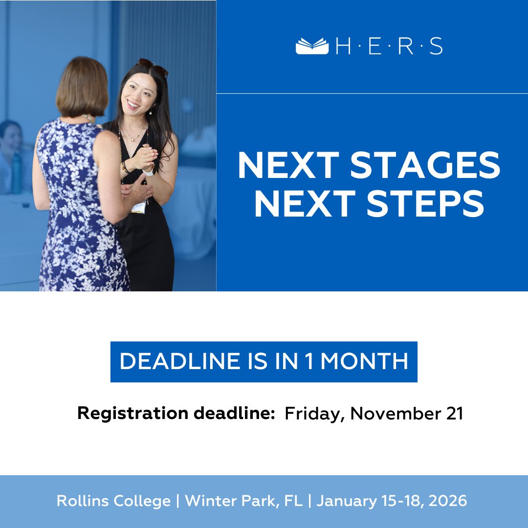 Women and gender-diverse leaders still hold only about 30% of executive positions in U.S. colleges and universities (CUPA-HR). Next Stages Next Steps (NSNS), hosted by HERS and co-facilitated by <a href="/ASI_ExecSearch/">Academic Search</a> was created to change that.

bit.ly/46vRMs3