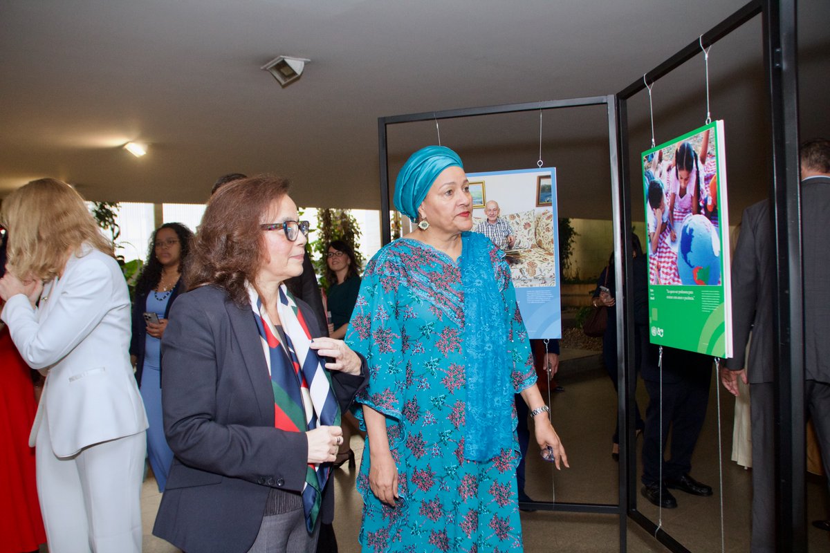 While in Brasília, I visited a photo exhibition celebrating #UN80 — from the signing of the Charter in San Francisco to the work of peacekeepers, women, and young people today.

It reminded us that cooperation is humanity’s greatest act of courage — and that the world the Charter