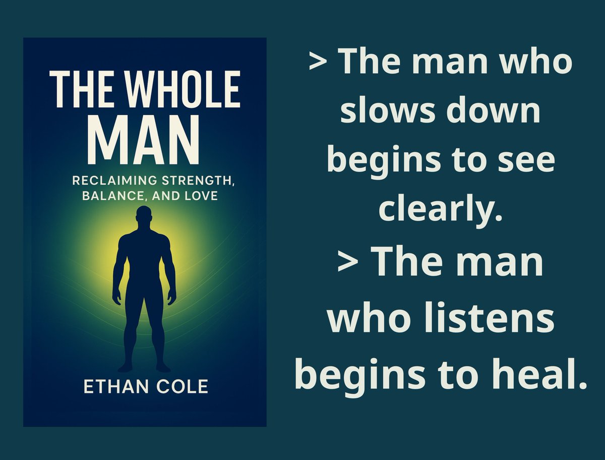 nicholaswht03's tweet image. &amp;gt; The man who slows down begins to see clearly.
&amp;gt; The man who listens begins to heal.
&amp;gt;
&amp;gt; #WisdomWednesday #Mindfulness #TheWholeMan