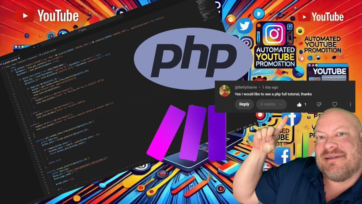 RVPTJV's tweet image. 🚀 Ready to automate your YouTube promotion? Check out my latest tutorial on using PHP with Make.com to fetch a random video from your playlist! 📹 Boost your workflow now! 
Watch here: youtube.com/watch?v=LAneNX… 
#PHP #YouTubeAPI #Automation