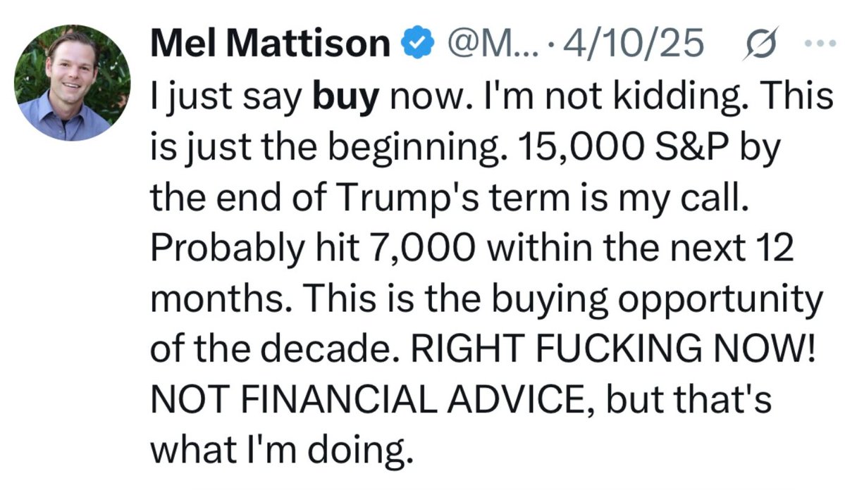 MelMattison1's tweet image. In August, I pounded the table to buy gold. In April, I pounded the table to buy equities. This week, I pound the table to buy BTC. A massive run incoming.