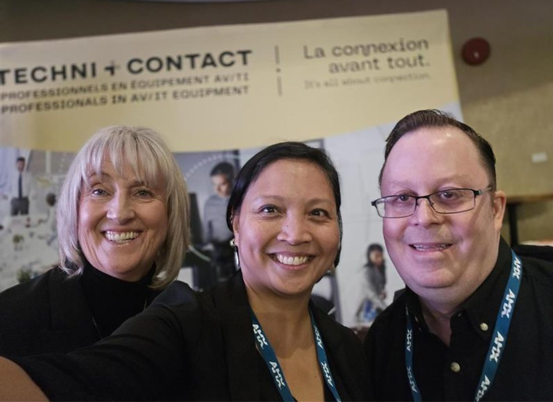 Applied_tweets's tweet image. Yesterday, our very own Deena D. Simon, connected with our clients and valued partners at the event, discussing new products and the latest trends in AV/IT technology. 💡

#TechniContact #LetsConnectRoadshow #AppliedElectronics #ProAV #Vancouver
