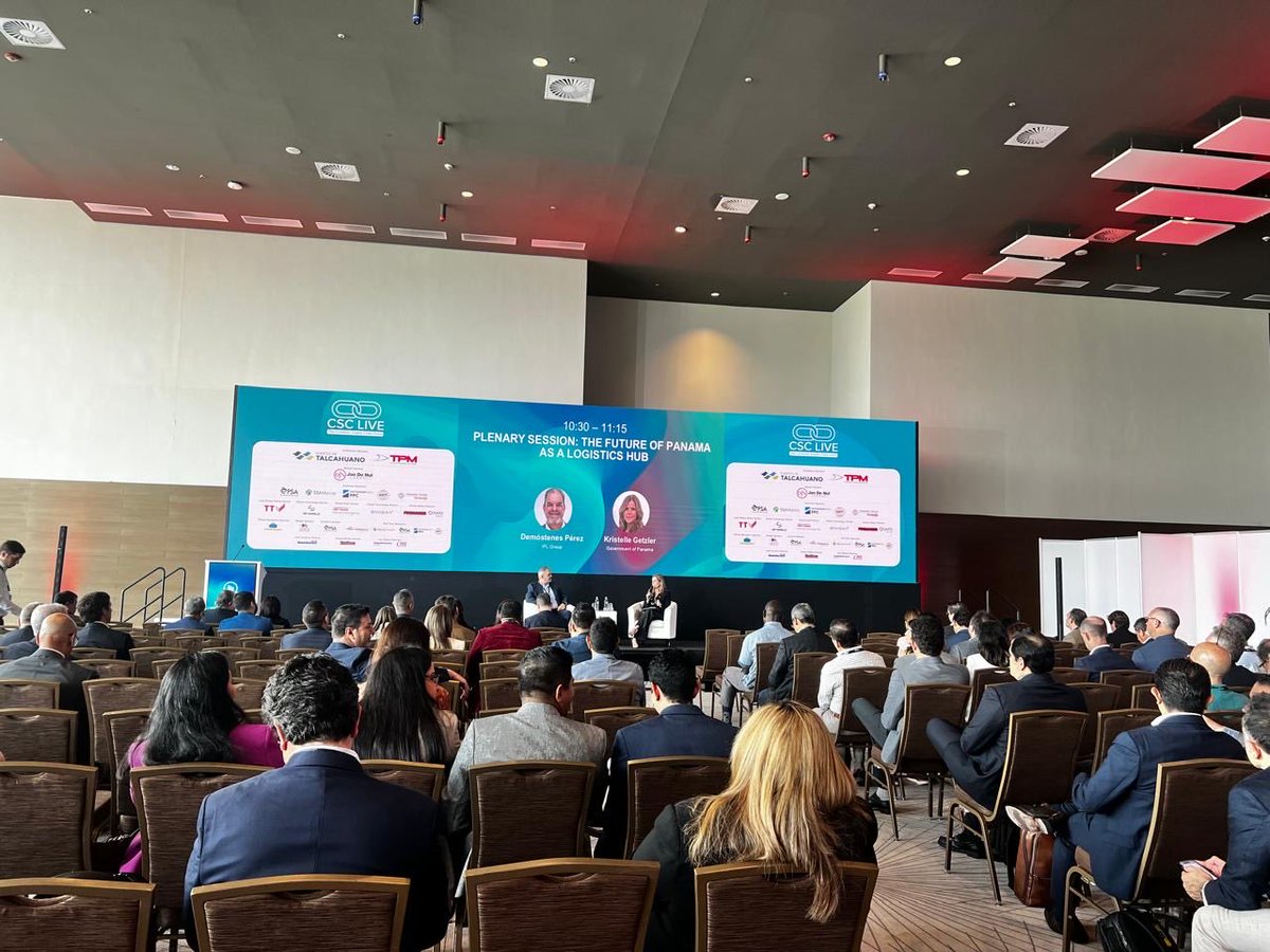 InfoTransportes's tweet image. 🌎 En #TOCAmericas2025, Demóstenes Pérez (IPL Group) y Kristelle Getzler (Gob. de Panamá) abordaron el futuro de #Panamá como hub logístico.

“Debemos coordinar nuestros activos y crear proyectos de inversión y nuevos puertos.” ⚓📦

@TOCWorldwide 

#Comercio #Puertos #Logística