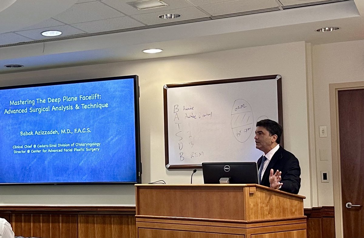 Honored to serve as a Visiting Professor at <a href="/uvahealthnews/">UVA Health</a>, where I delivered the Grand Rounds lecture:
“Mastering the Deep Plane Facelift: Advanced Surgical Analysis and Technique.”

I had the opportunity to spend dedicated one-on-one time with residents discussing complex
