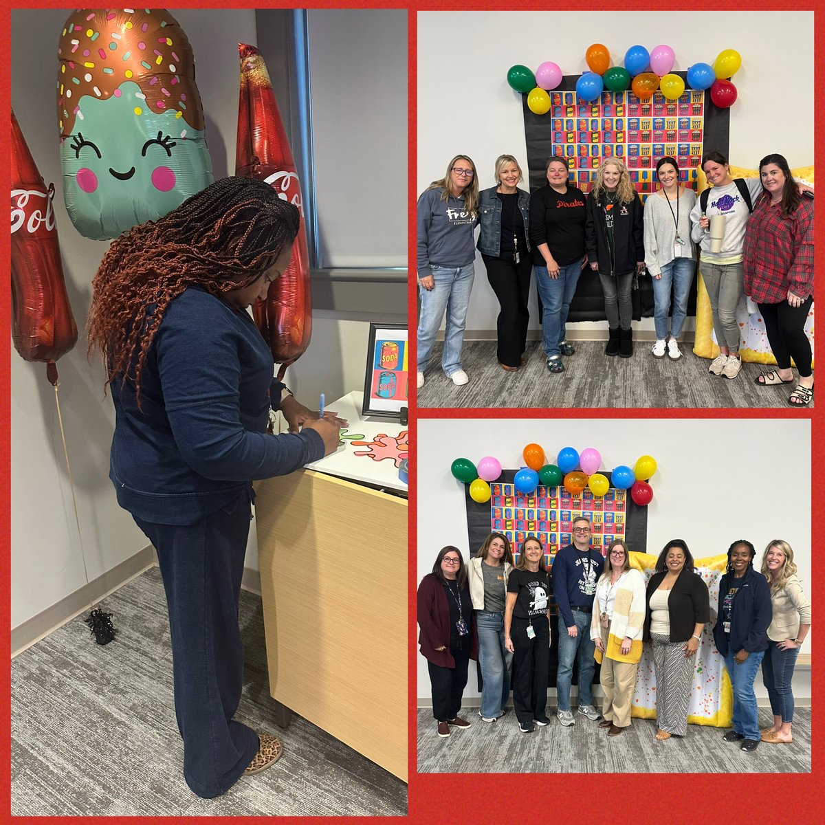 The CCSD SLPs in the West had a great time exploring all things AAC with a Pop of Art!